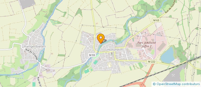 localisation de l'entreprise SCI LA SOUTIF  HOLTZHEIM