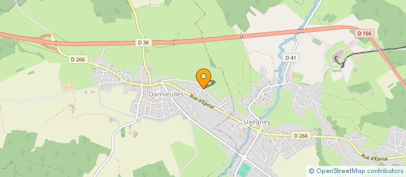 localisation de l'entreprise SCI LA SPINALIENNE  DARNIEULLES