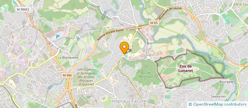 localisation de l'entreprise SCI LA SPIRIPONTAINE à MONTPELLIER