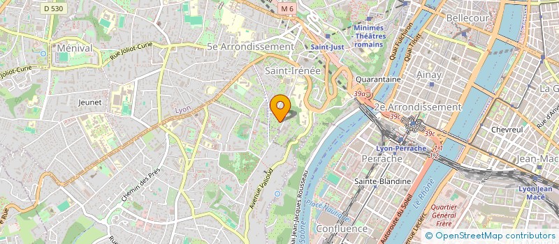 localisation de l'entreprise SCI LA STANITZA  LYON