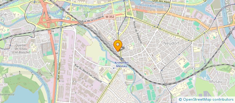 localisation de l'entreprise SCI LA STATION à STRASBOURG