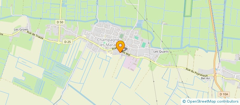 localisation de l'entreprise SCI LA STENAT  CHAMPAGNE-LES-MARAIS