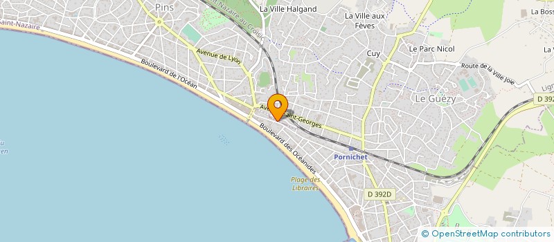 localisation de l'entreprise SCI LA STERNE à PORNICHET