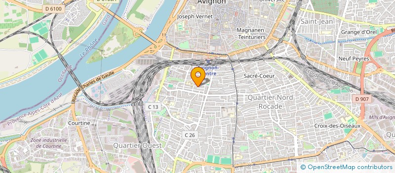 localisation de l'entreprise SCI LA STERNE  AVIGNON