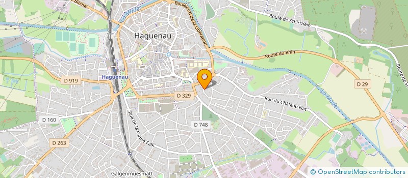 localisation de l'entreprise SCI LA STIVALIENNE  HAGUENAU