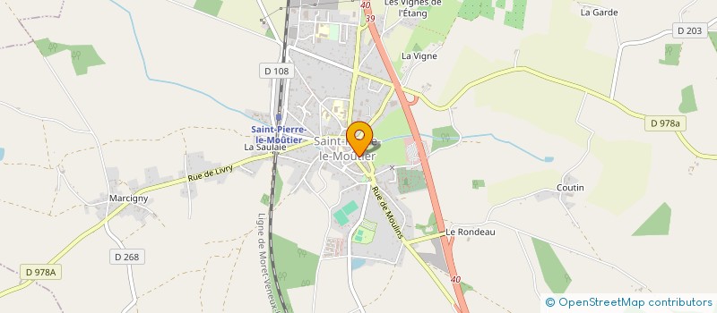 localisation de l'entreprise SCI LA STRASBOURGEOISE à SAINT-PIERRE-LE-MOUTIER