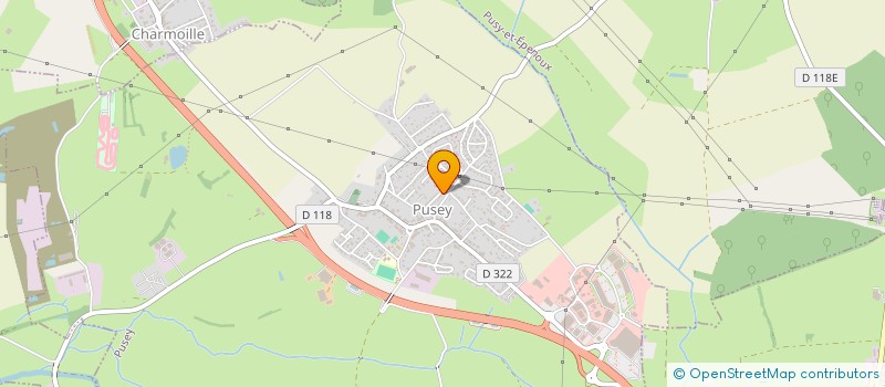 localisation de l'entreprise SCI LA SUERTE  PUSEY