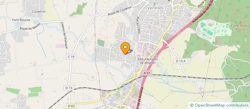 localisation de l'entreprise SCI LA SUITE  VENELLES