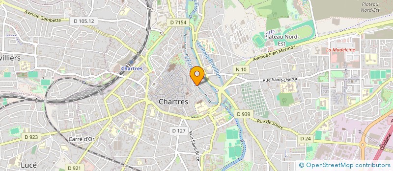 localisation de l'entreprise SCI LA SUPERBE FERME à CHARTRES