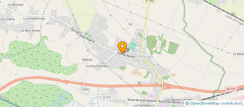 localisation de l'entreprise SCI LA SURPRISE  PRINQUIAU