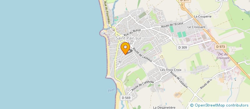 localisation de l'entreprise SCI LA SURPRISE  SAINT-PAIR-SUR-MER
