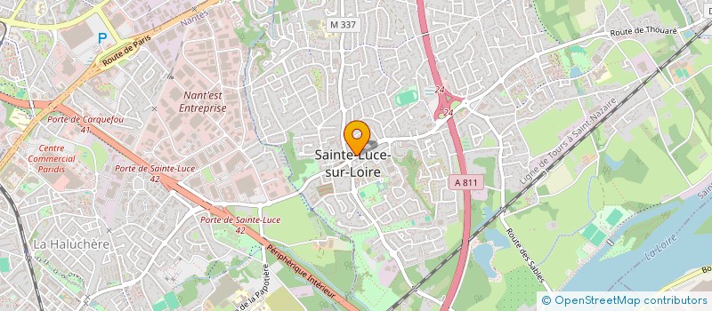 localisation de l'entreprise SCI LA.SY.ME.MA.  SAINTE-LUCE-SUR-LOIRE