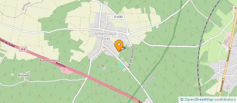 localisation de l'entreprise SCI LA SYLVAINE  VILLIERS-SOUS-GREZ