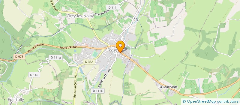 localisation de l'entreprise SCI LA SYLVIENNE à NOLAY