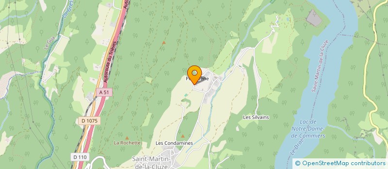localisation de l'entreprise SCI LA SYRAH  SAINT-MARTIN-DE-LA-CLUZE