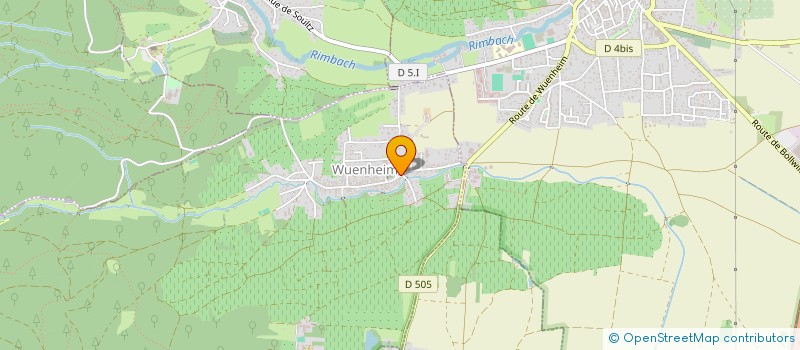 localisation de l'entreprise SCI LA SYRAH  RIMBACHZELL