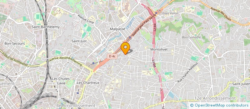 localisation de l'entreprise SCI LA TABARDINE à MARSEILLE