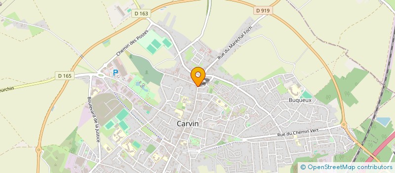 localisation de l'entreprise SCI LA TABATIERE  CARVIN