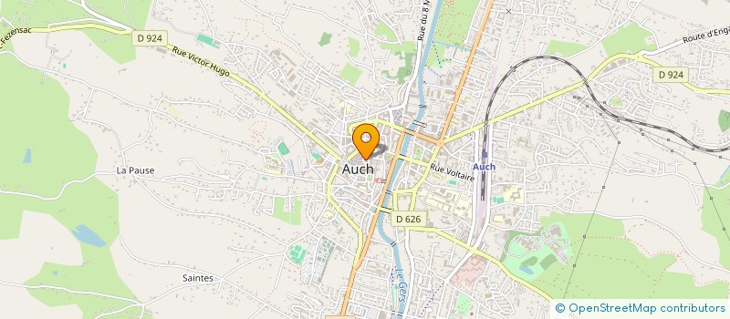 localisation de l'entreprise SCI LA TABLE D'HOTE  AUCH