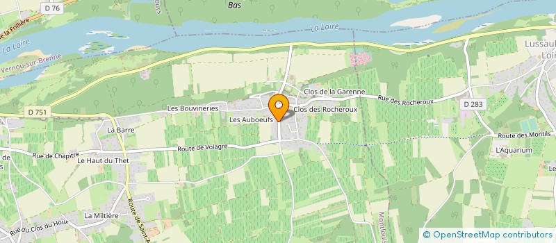 localisation de l'entreprise SCI LA TAILLE DU LOUP à MONTLOUIS-SUR-LOIRE