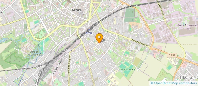 localisation de l'entreprise SCI LA TAILLERIE à ARRAS