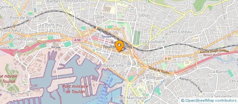 localisation de l'entreprise SCI LA TALENE  TOULON