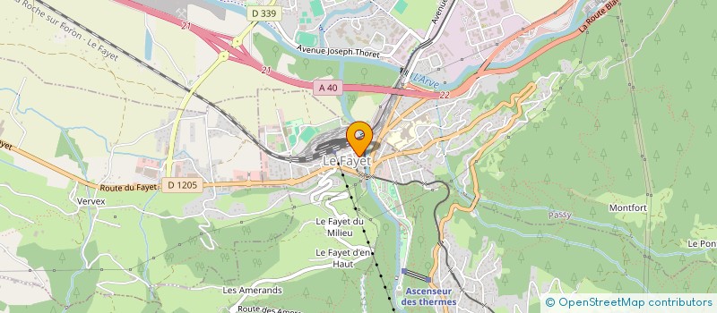 localisation de l'entreprise SCI LA TALIA  SAINT-GERVAIS-LES-BAINS