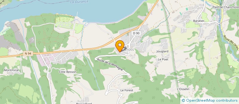 localisation de l'entreprise SCI LA TALOUCHKA  CROTS