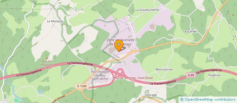 localisation de l'entreprise SCI LA TALVE à SAINT-ANGEL