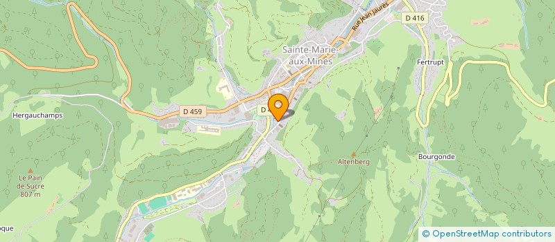 localisation de l'entreprise SCI LA TAMARIS  SAINTE-MARIE-AUX-MINES