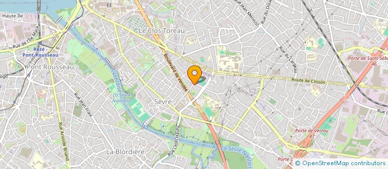 localisation de l'entreprise SCI LA TAMISERIE à NANTES
