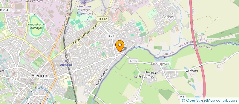 localisation de l'entreprise SCI LA TANGUIERE à ALENCON