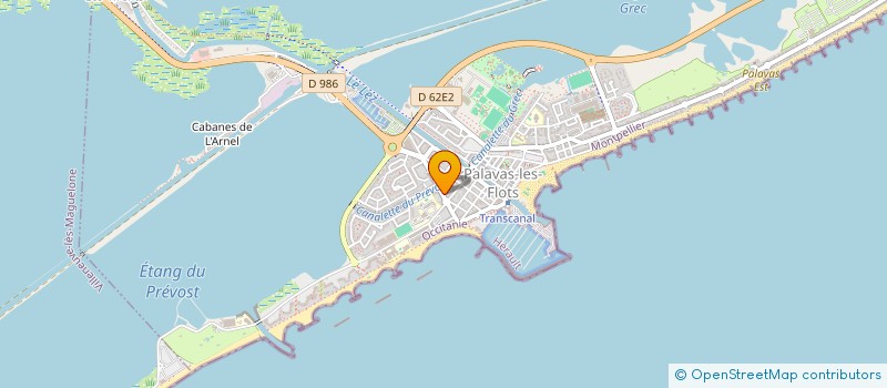 localisation de l'entreprise SCI LA TANIERE à PALAVAS-LES-FLOTS