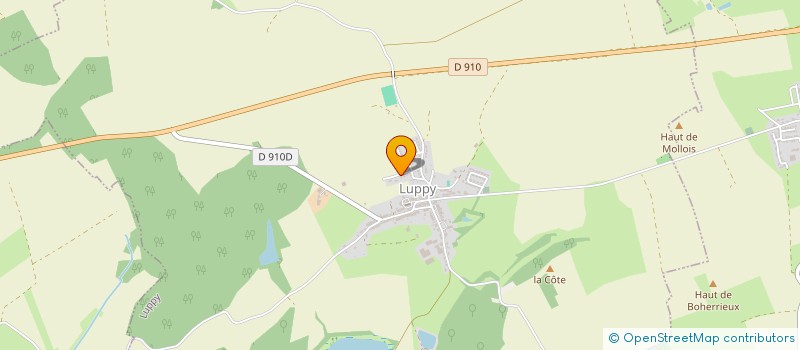 localisation de l'entreprise SCI LA TANIERE DES LOUPS  LUPPY