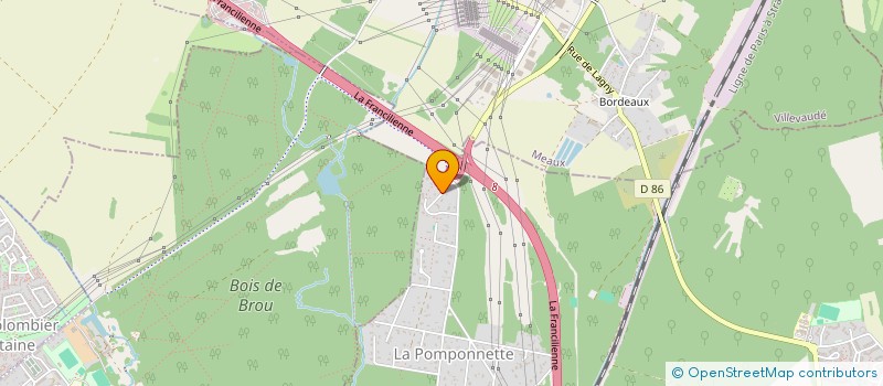 localisation de l'entreprise SCI LA TANNERIE à POMPONNE