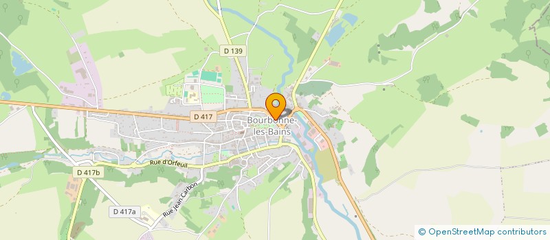 localisation de l'entreprise SCI LA TANNERIE à BOURBONNE-LES-BAINS