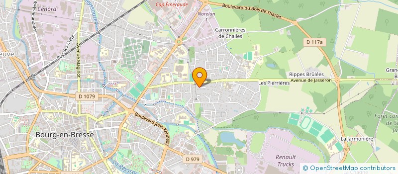 localisation de l'entreprise SCI LA TANNIERE à BOURG-EN-BRESSE