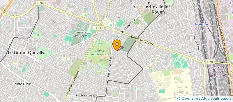 localisation de l'entreprise SCI LA TARANTELLA  SOTTEVILLE-LES-ROUEN