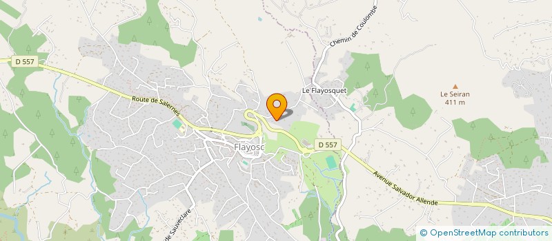localisation de l'entreprise SCI LA TARASQUE  FLAYOSC