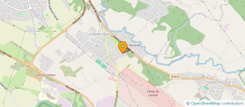 localisation de l'entreprise SCI LA TARNAISE  LAGARRIGUE