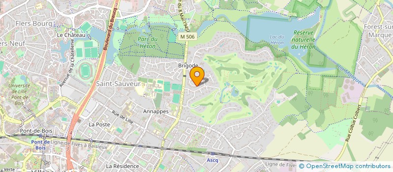 localisation de l'entreprise SCI LA TARTANE à VILLENEUVE-D'ASCQ