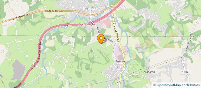 localisation de l'entreprise SCI LA TARTANE  URRUGNE