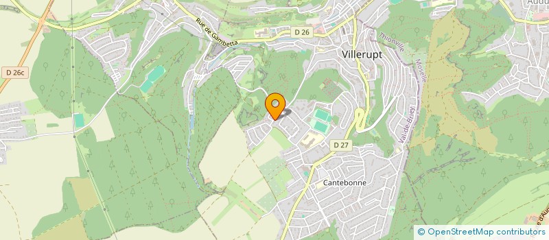 localisation de l'entreprise SCI LA TARTINE  VILLERUPT