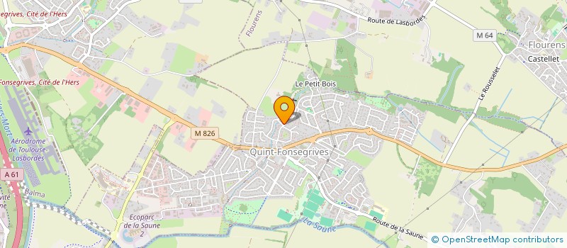 localisation de l'entreprise SCI LA TATAZE  QUINT-FONSEGRIVES