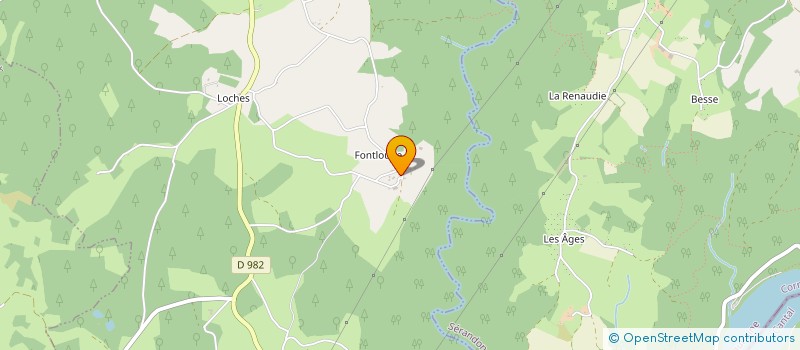 localisation de l'entreprise SCI LA TAUVE  NEUVIC