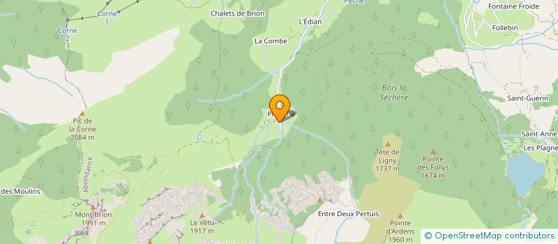 localisation de l'entreprise SCI LA TAVANEUSE  ABONDANCE