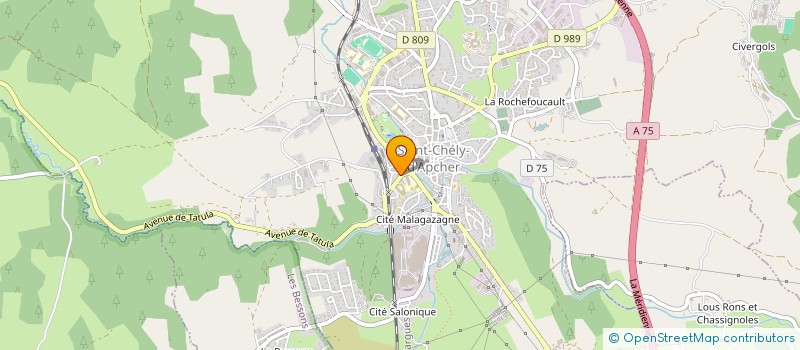 localisation de l'entreprise SCI LA TAVERNE  SAINT-CHELY-D'APCHER