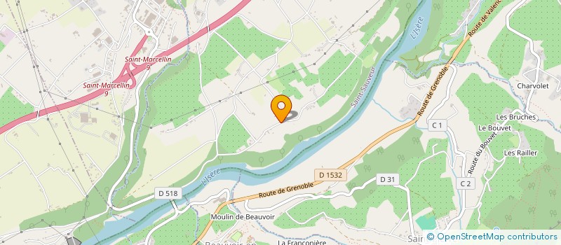 localisation de l'entreprise SCI LA TAVERNE à SAINT-SAUVEUR