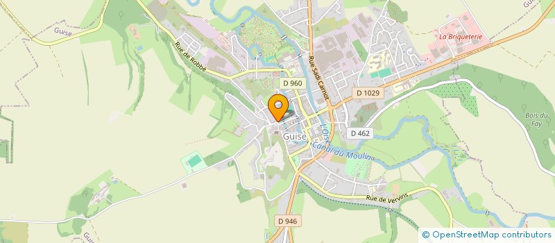 localisation de l'entreprise SCI LA TAVERNE DU CHATEAU  GUISE