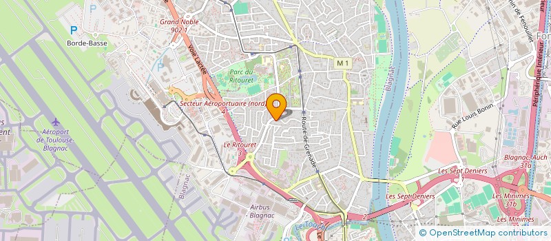 localisation de l'entreprise SCI LA TEAM  BLAGNAC